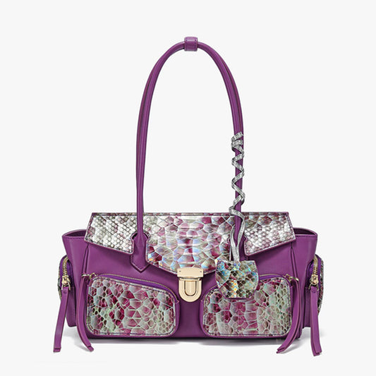 Serpentine Luxe Tote Bag