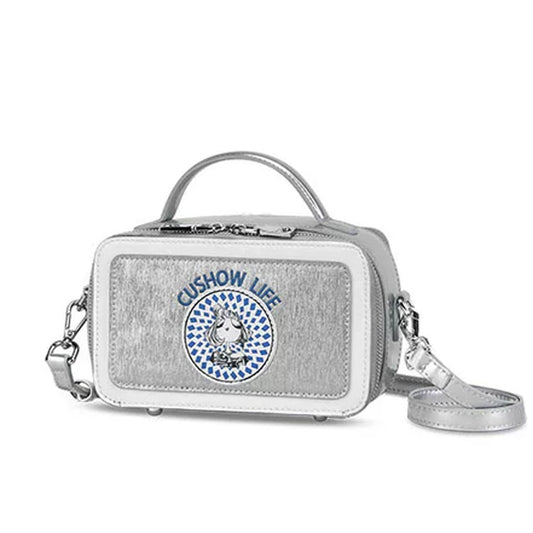 Women's Glitter Crossbody Bag – Silver