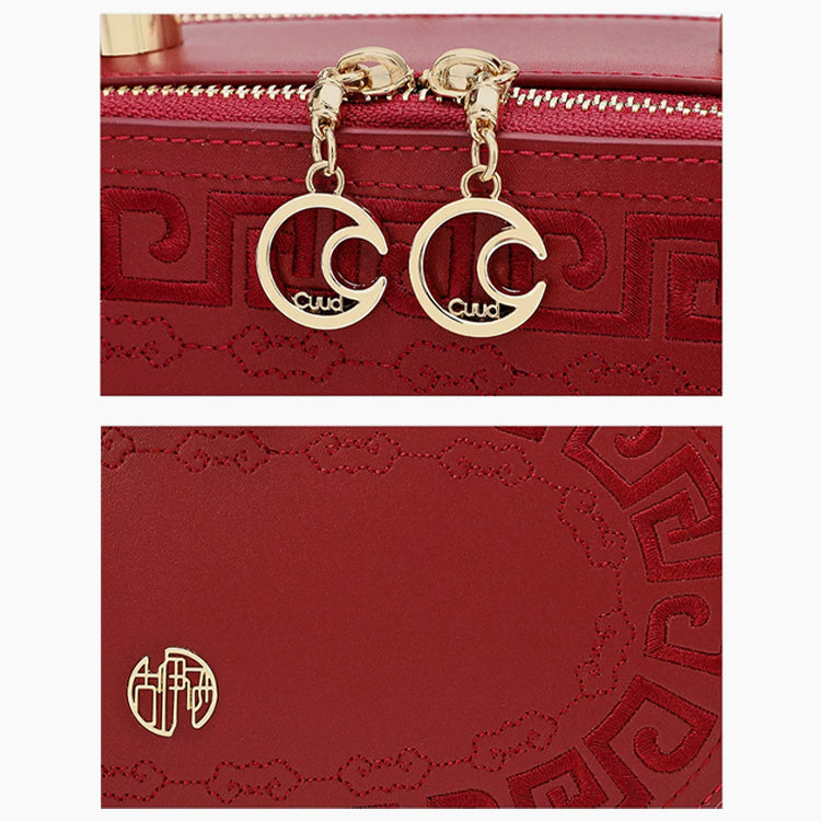 Crimson Heritage Oval Bag