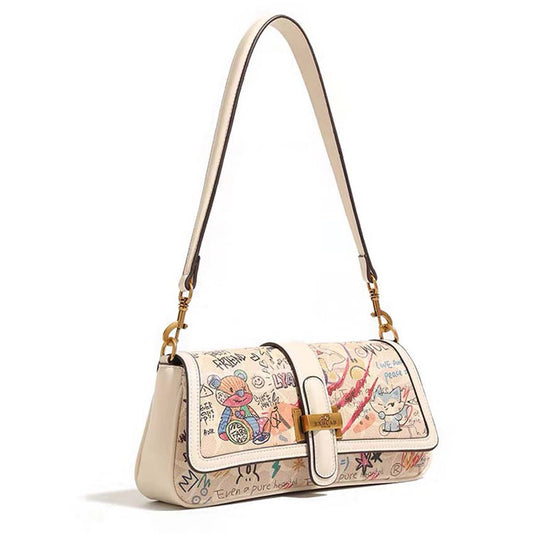 Elegant Printed Shoulder Bag