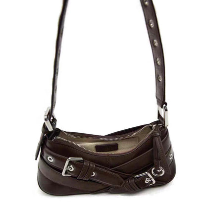 Vintage Buckle Shoulder Bag