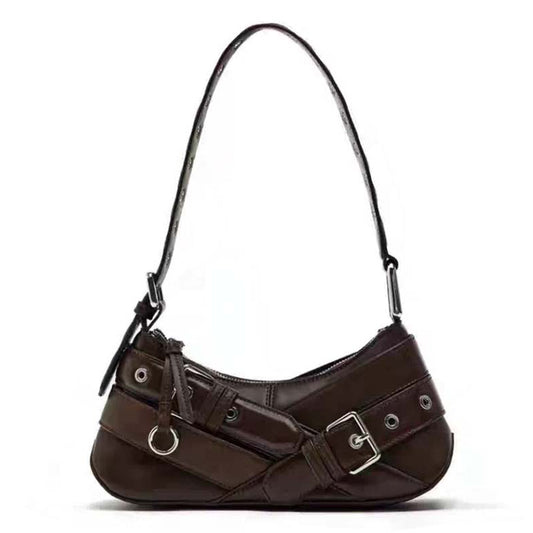 Vintage Buckle Shoulder Bag