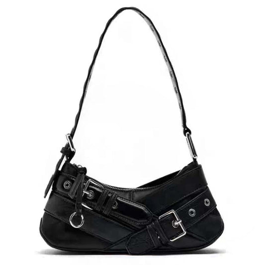 Vintage Buckle Shoulder Bag