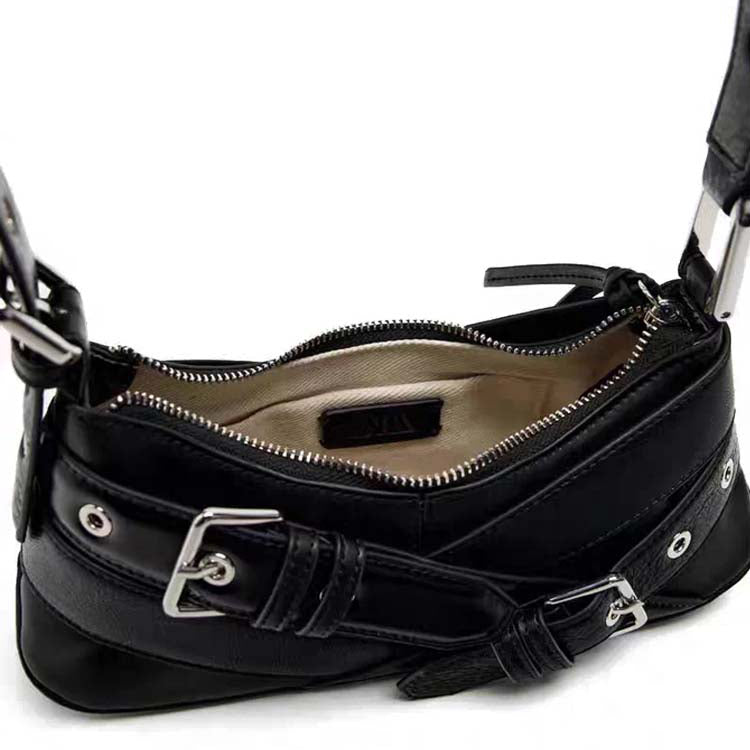 Vintage Buckle Shoulder Bag