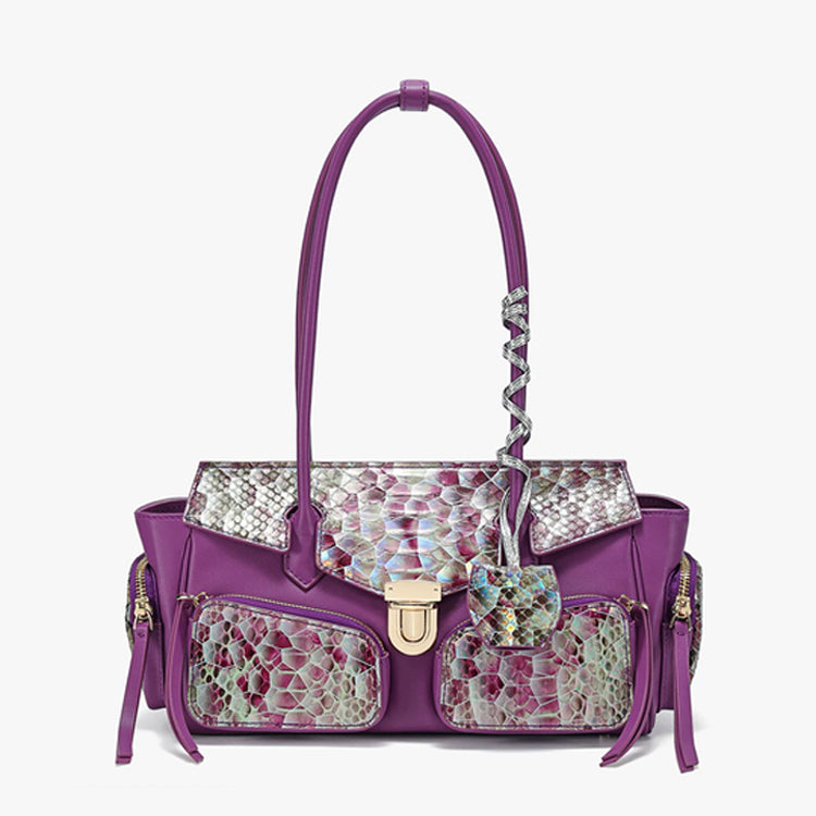 Serpentine Luxe Tote Bag