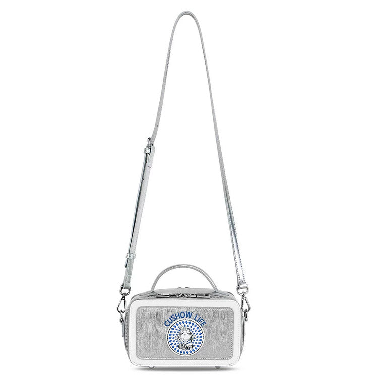 Women's Glitter Crossbody Bag – Silver