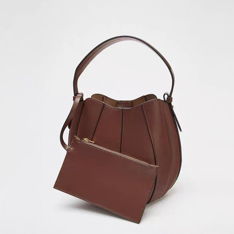 Vintage Bucket Shoulder Bag