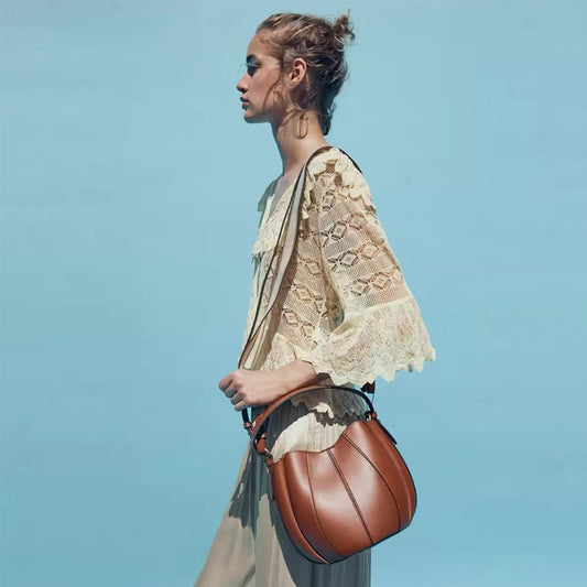 Vintage Bucket Shoulder Bag