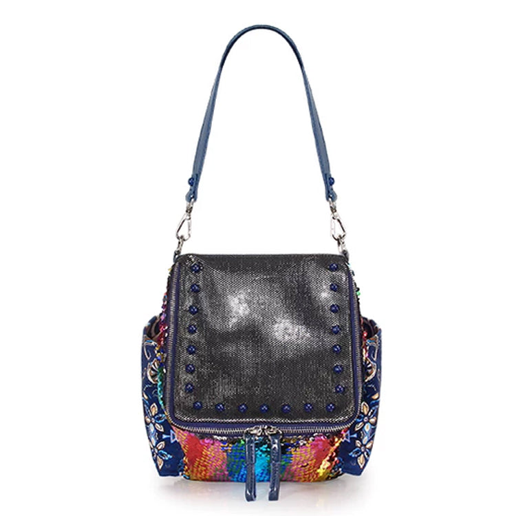 Boho Color Block Women’s Shoulder