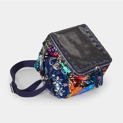 Boho Color Block Women’s Shoulder