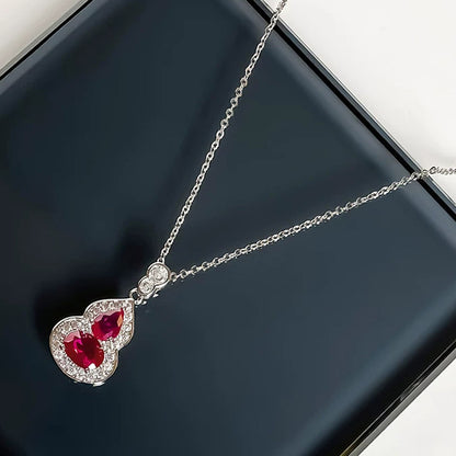Heart Crystal Pendant Necklace