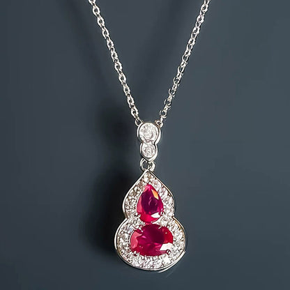 Heart Crystal Pendant Necklace