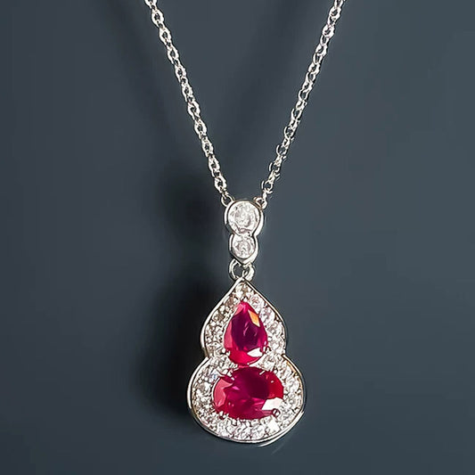 Heart Crystal Pendant Necklace