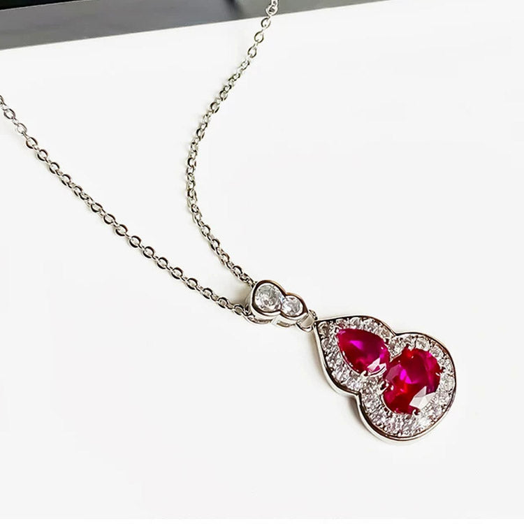 Heart Crystal Pendant Necklace