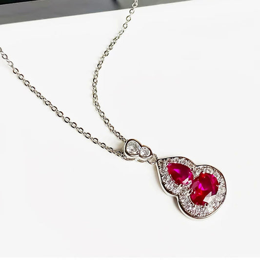 Heart Crystal Pendant Necklace