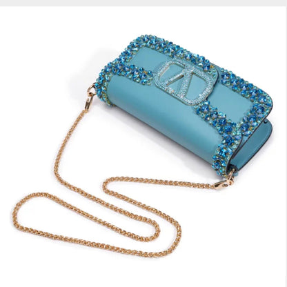 Luxe Crystal Shoulder Bag
