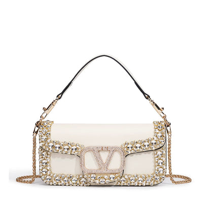 Luxe Crystal Shoulder Bag