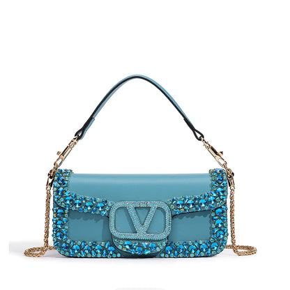 Luxe Crystal Shoulder Bag