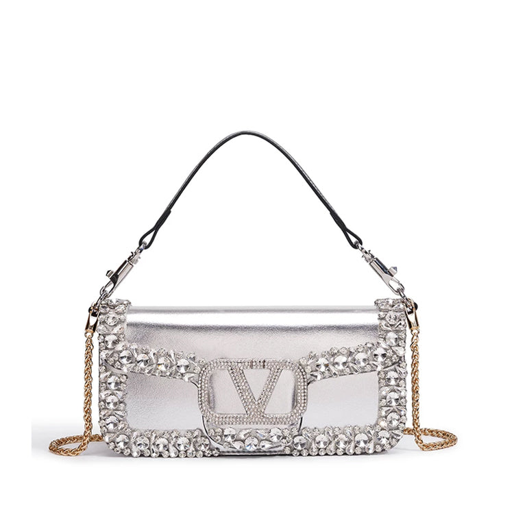 Luxe Crystal Shoulder Bag