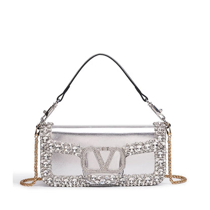 Luxe Crystal Shoulder Bag