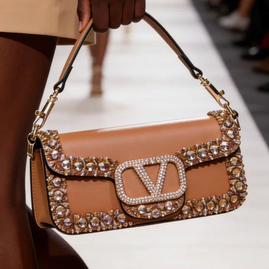 Luxe Crystal Shoulder Bag