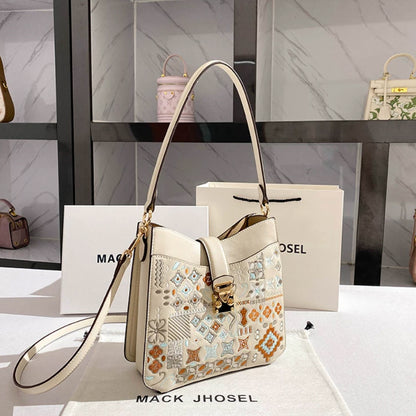 Embroidered Boho Shoulder Bag