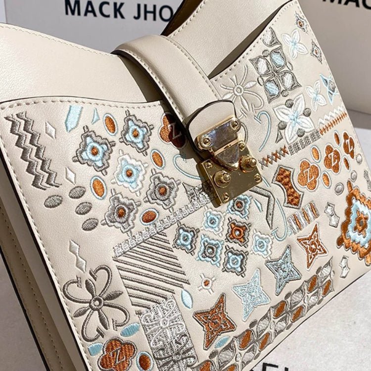 Embroidered Boho Shoulder Bag