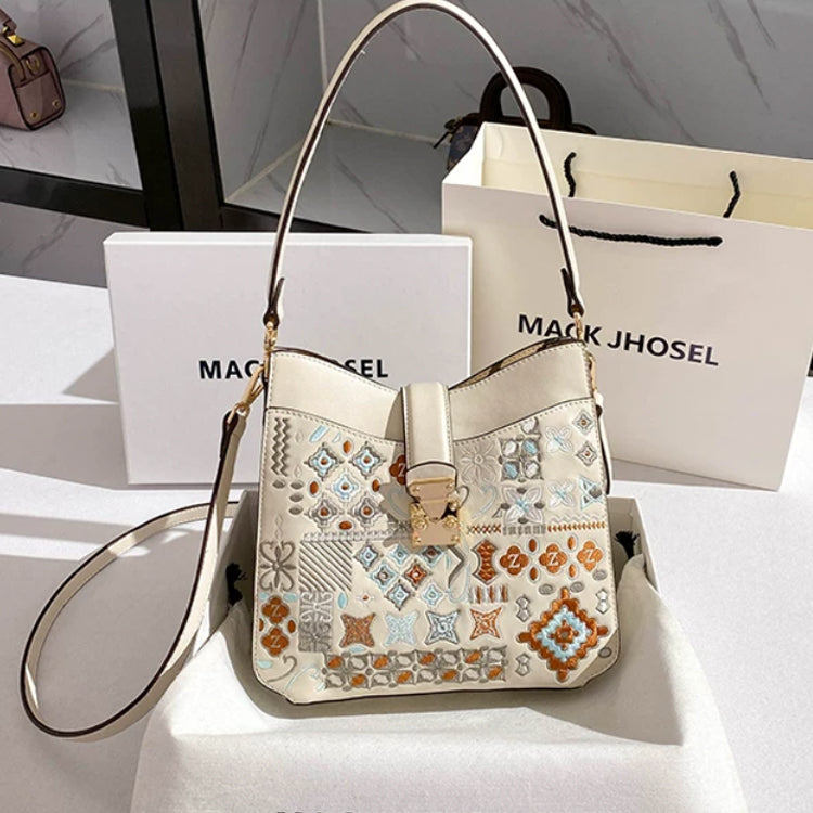 Embroidered Boho Shoulder Bag