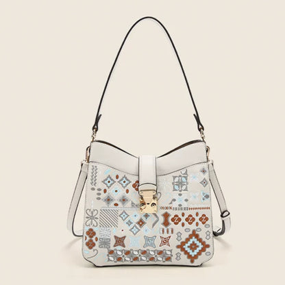 Embroidered Boho Shoulder Bag