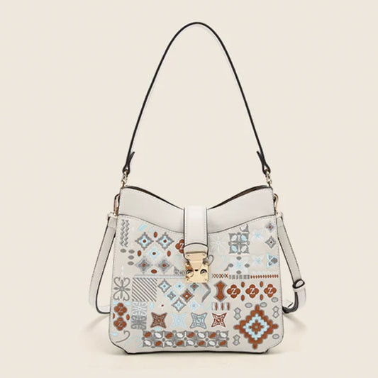 Embroidered Boho Shoulder Bag