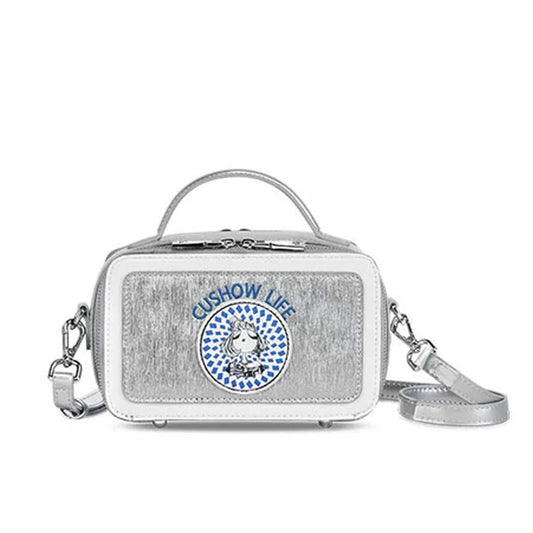 Women's Glitter Crossbody Bag – Silver