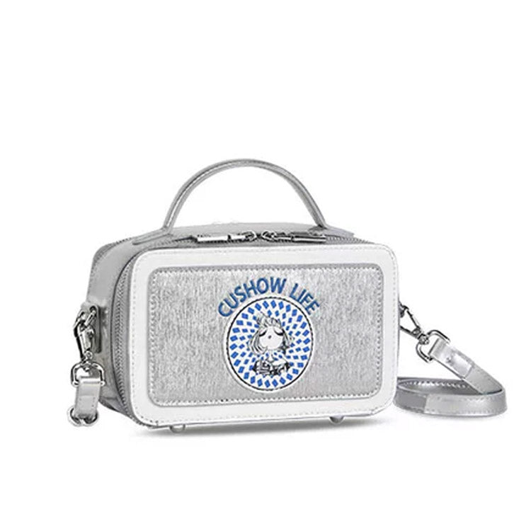 Women's Glitter Crossbody Bag – Silver
