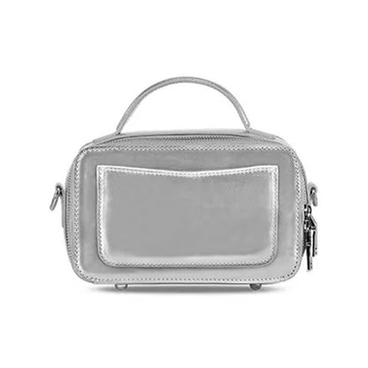 Women's Glitter Crossbody Bag – Silver
