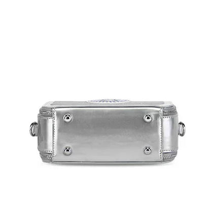 Women's Glitter Crossbody Bag – Silver