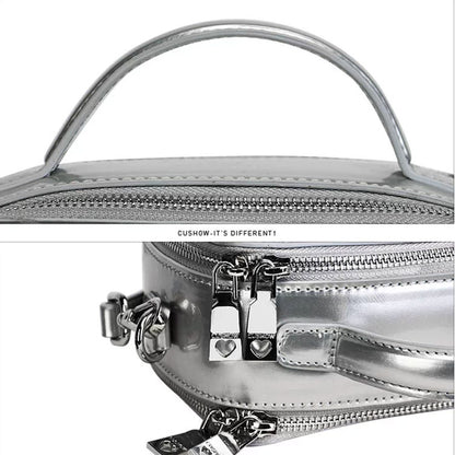 Women's Glitter Crossbody Bag – Silver