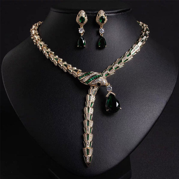 Luxury Snake-Inspired Jewelry Set
