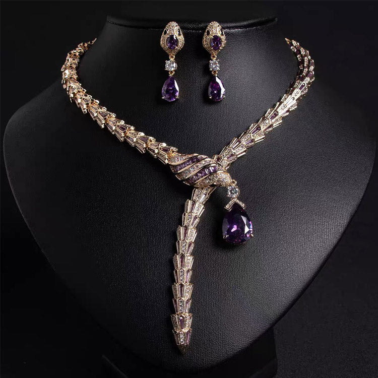 Luxury Snake-Inspired Jewelry Set
