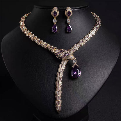 Luxury Snake-Inspired Jewelry Set