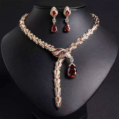 Luxury Snake-Inspired Jewelry Set