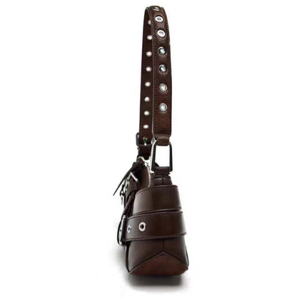 Vintage Buckle Shoulder Bag