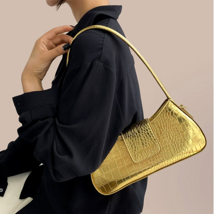 Crocodile Pattern Shoulder Bag