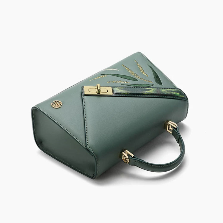 Geometric Top Handle Bag