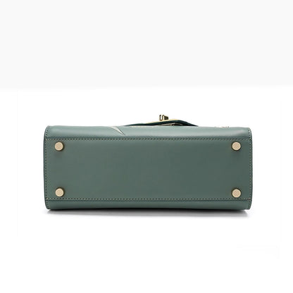 Geometric Top Handle Bag