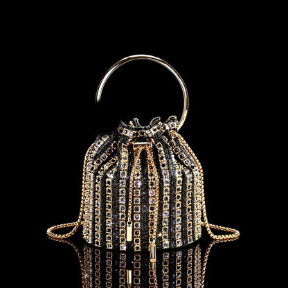 LUMINA Crystal Bucket Bag