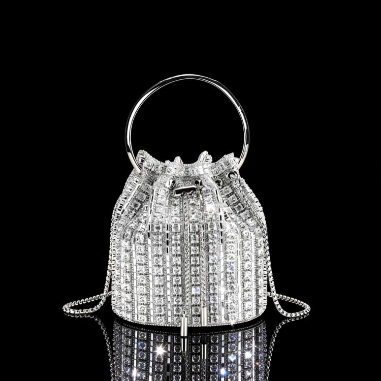 LUMINA Crystal Bucket Bag