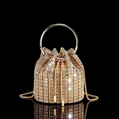 LUMINA Crystal Bucket Bag