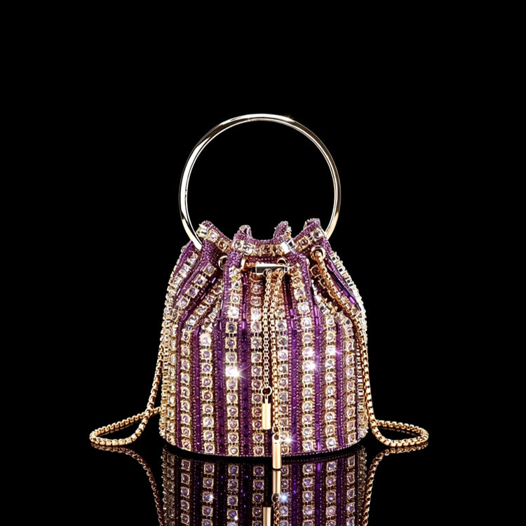 LUMINA Crystal Bucket Bag
