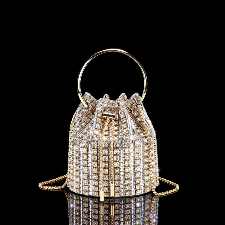 LUMINA Crystal Bucket Bag