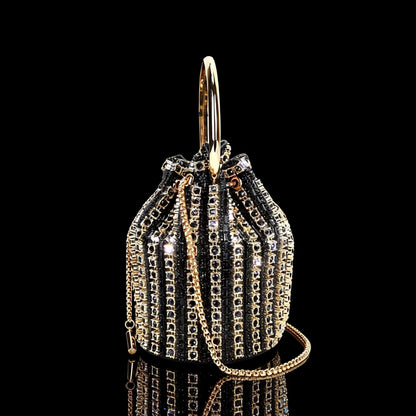 LUMINA Crystal Bucket Bag