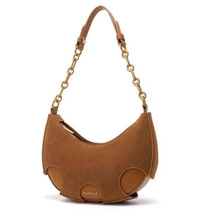 Moon Crescent Shoulder Bag with Protective Cover